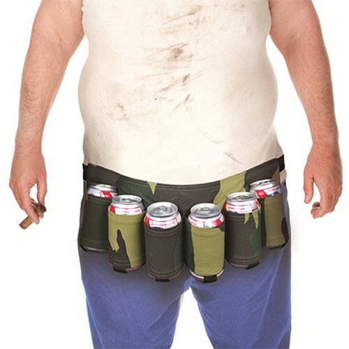 Outdoor Six Pack Beer Holder Waist Belt