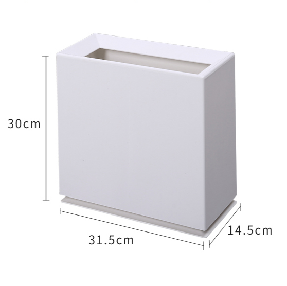 Dual Compartment Plastic Garbage Trash Can