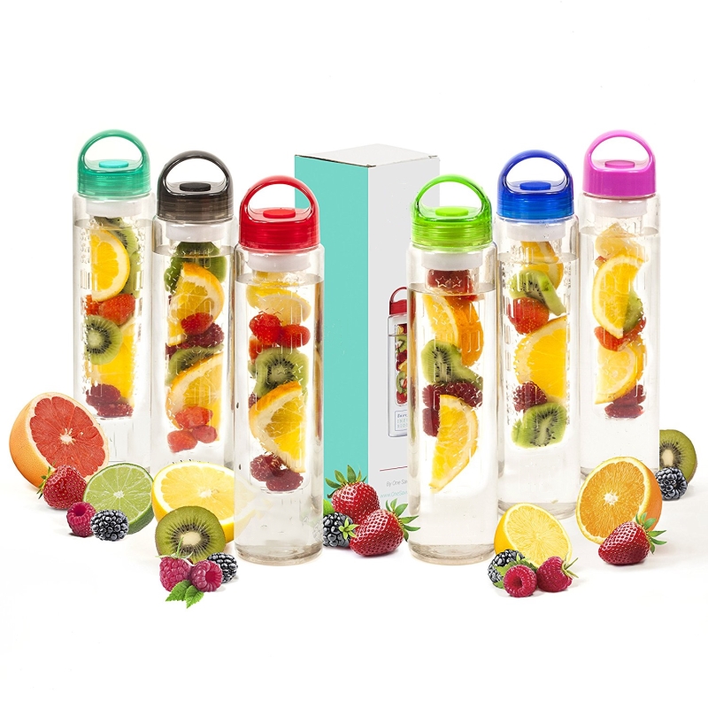 700ml Flavored Fruit Infused Filter Water Bottle