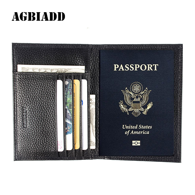 Passport Wallet Stylish Vintage Leather