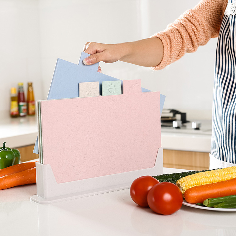 Anti-Bacterial Cutting Chopping Board (Set of 4)