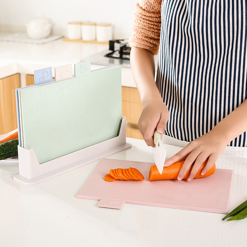 Anti-Bacterial Cutting Chopping Board (Set of 4)