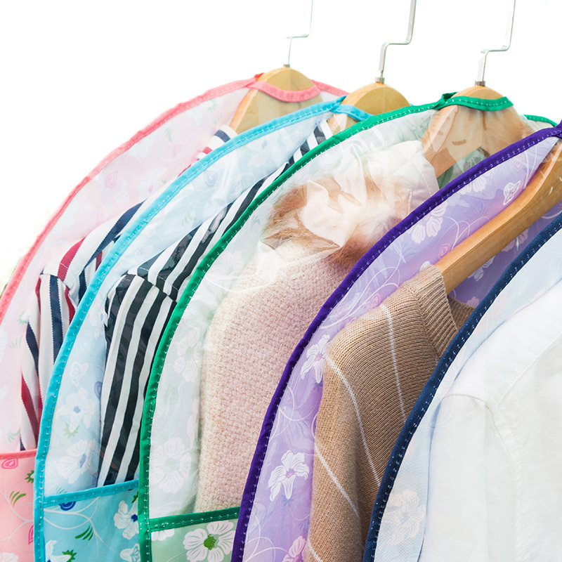 Clear Travel Rolling Hanging Garment Clothes Storage Bags