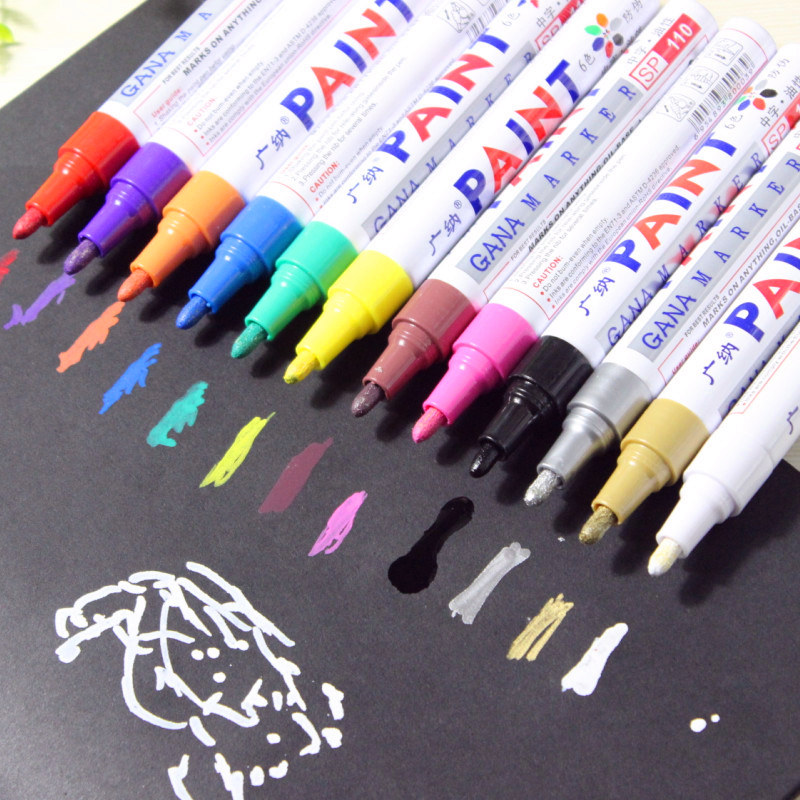 Permanent Paint Markers Waterproof Oil-based Paint Pens