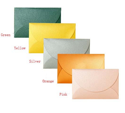 Small Colored Envelopes (Set of 50)