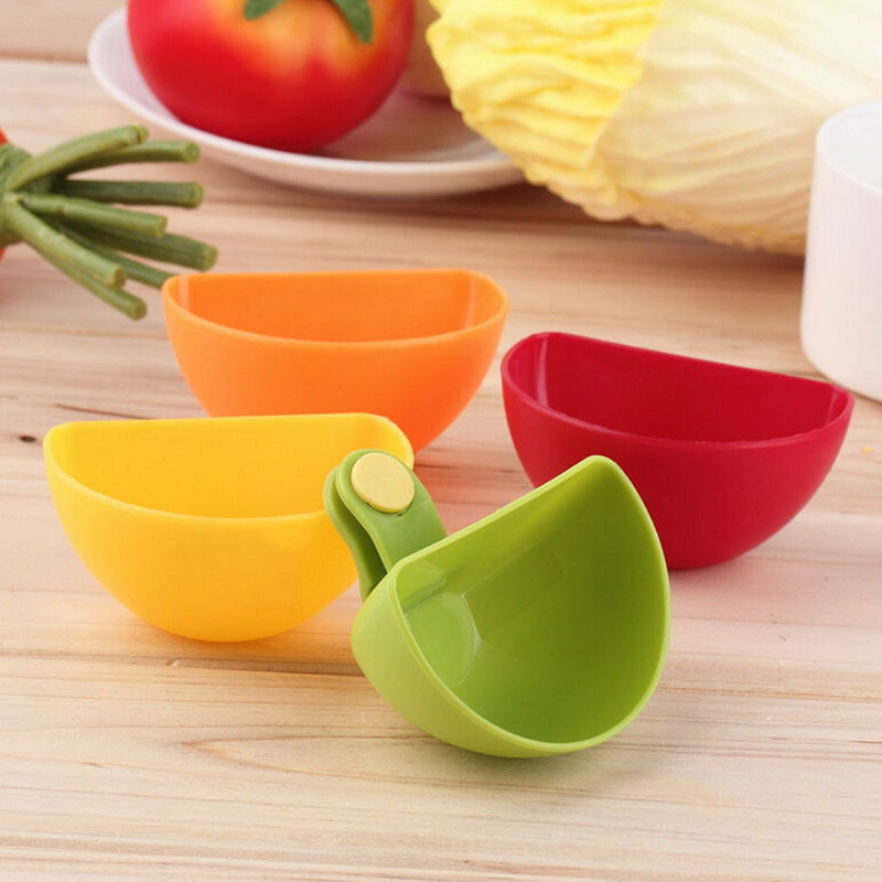 Colorful Clip On Dip Bowl (Set of 4)