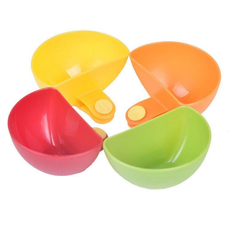 Colorful Clip On Dip Bowl (Set of 4)