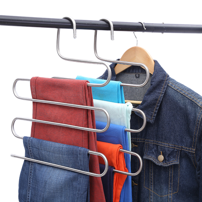 Stainless Steel Multi-Layer Metal Clothes Hanger