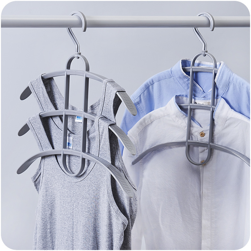 Stainless Steel Multi-Layer Metal Clothes Hanger