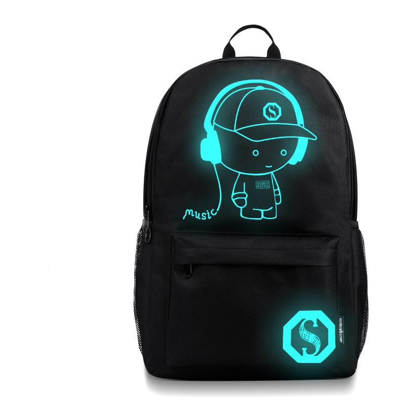 Glow-in-the-Dark and Anti Theft Backpack