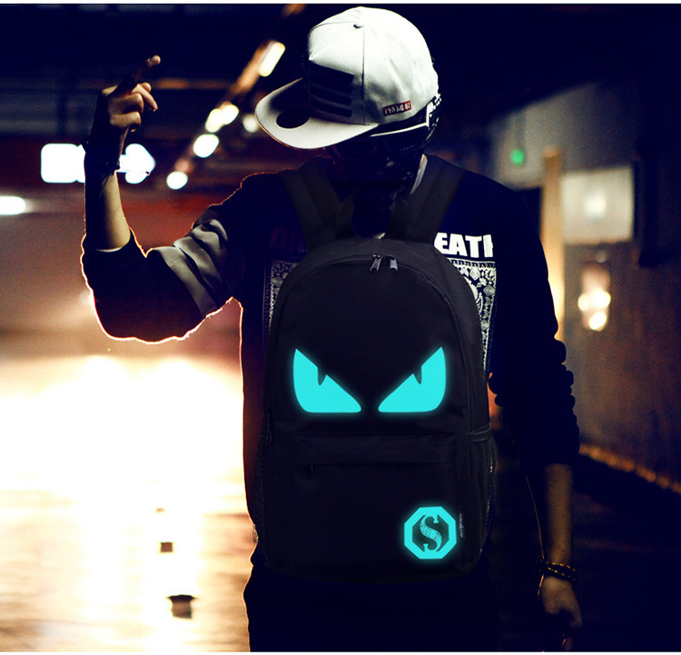 Glow-in-the-Dark and Anti Theft Backpack