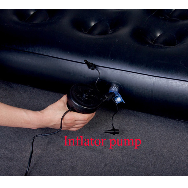 Inflatable Air Bed Mattress Couch Lounger & Inflator Pump