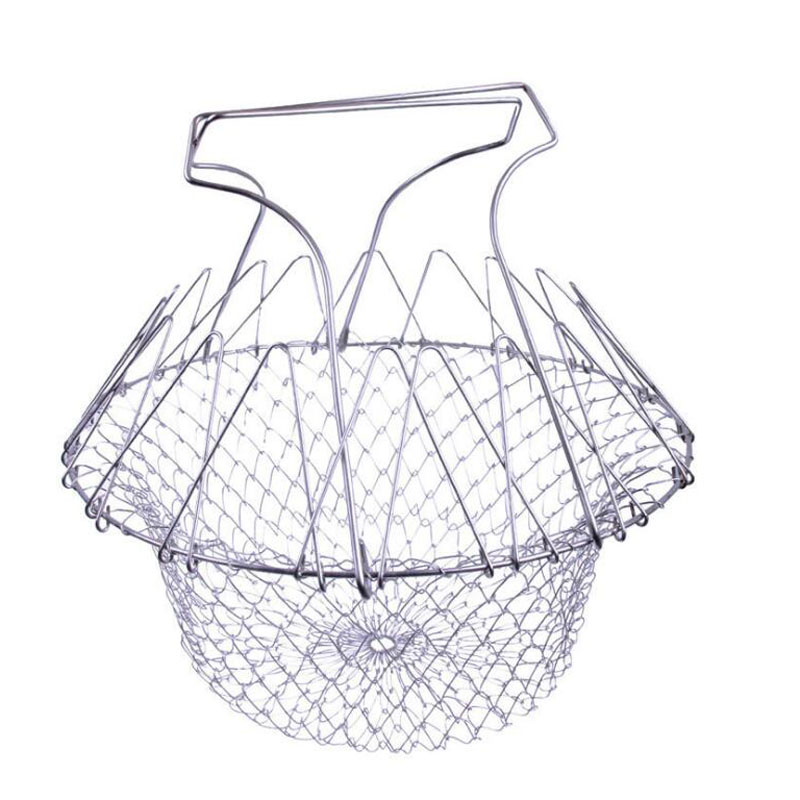 Stainless Mesh Basket Dish Strainer