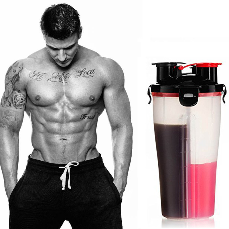 Fitness Dual Sports Bottle Shaker