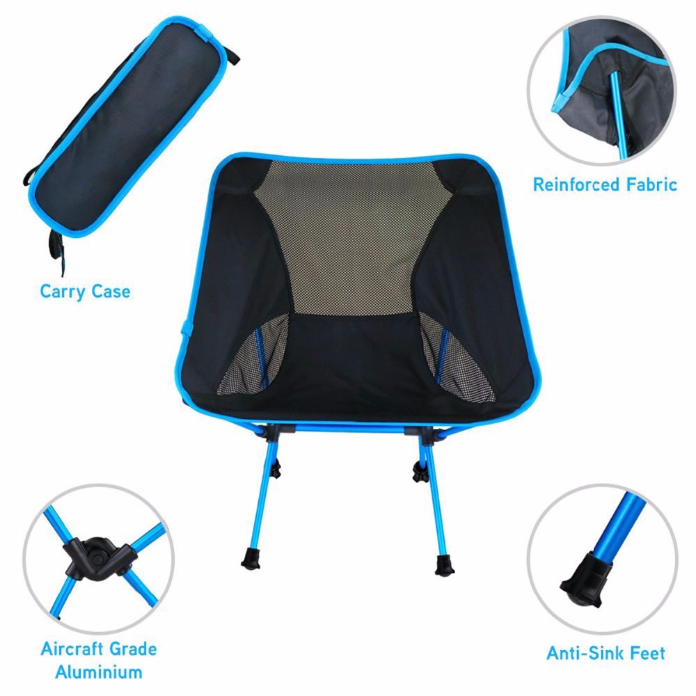 Portable Metal Folding Camping Chair