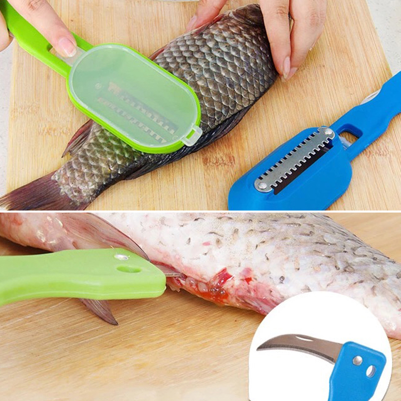 Fish Scaler With Knife