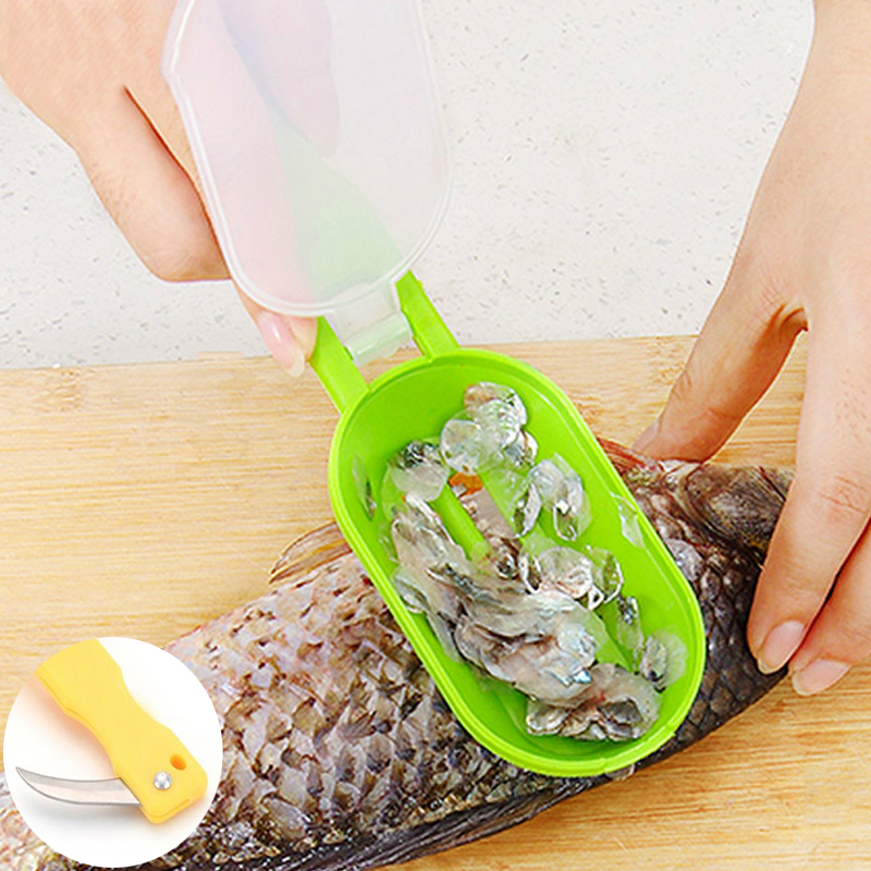 Fish Scaler With Knife