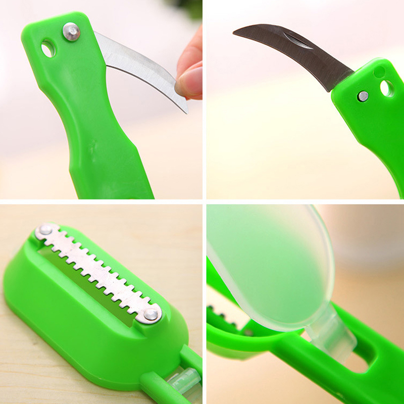 Fish Scaler With Knife