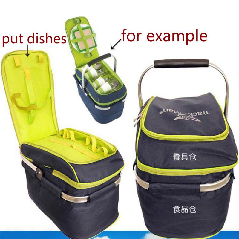 Portable Picnic Basket Set