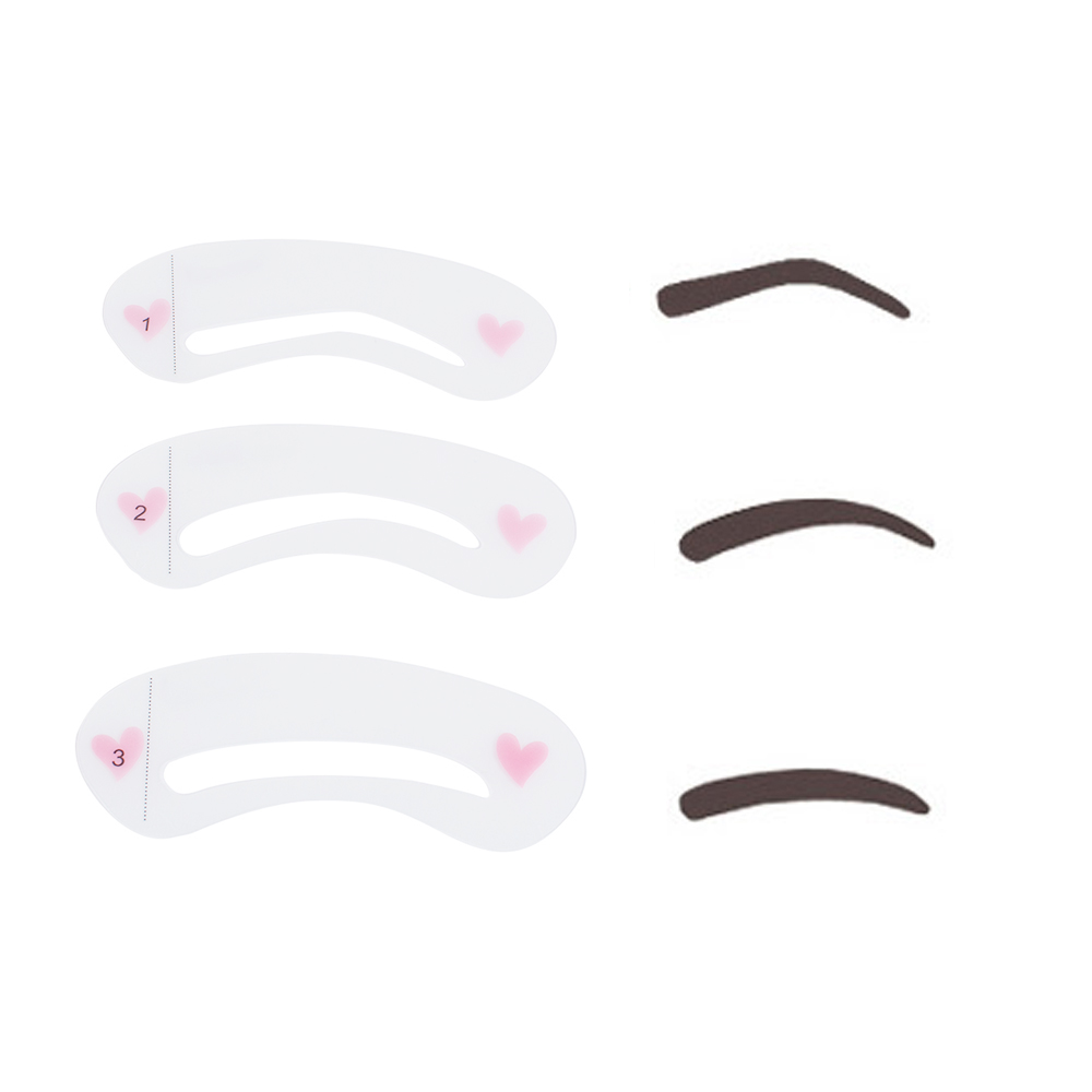 Eyebrow Shaping Grooming Stencil Kit DIY Beauty Set