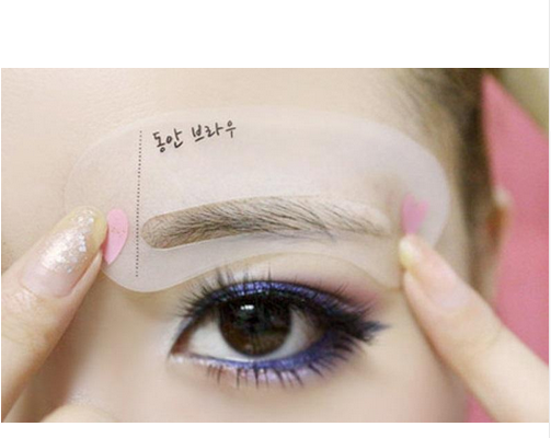 Eyebrow Shaping Grooming Stencil Kit DIY Beauty Set