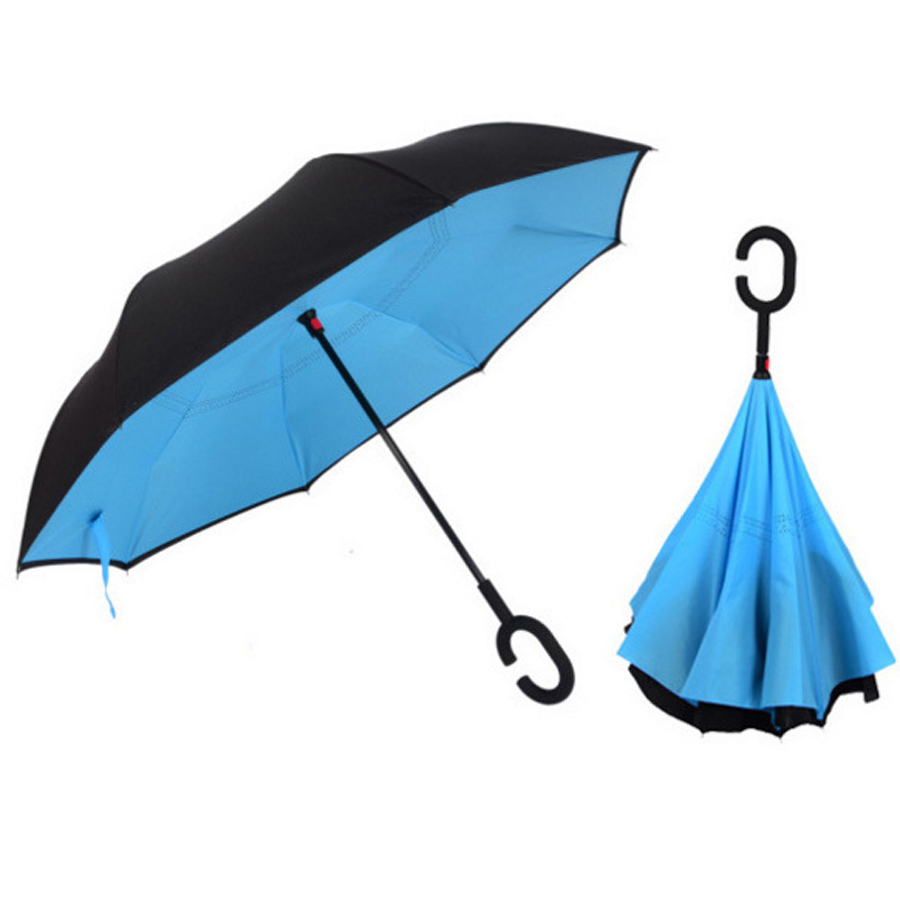 Reverse Folding Double Layer Windproof Umbrella