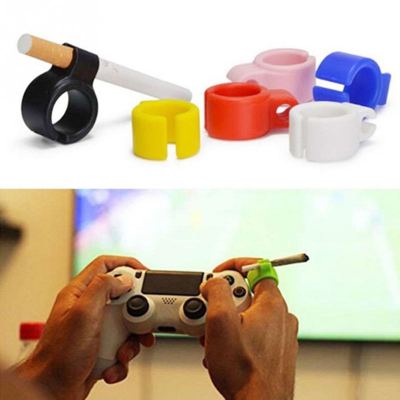 Silicone Finger Ring Cigarette Holder