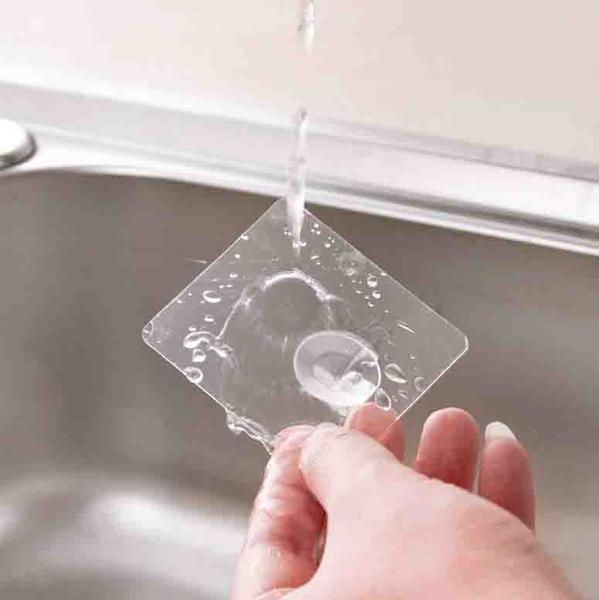 Adhesive Hooks Anti Skid Stickers (Set of 6)