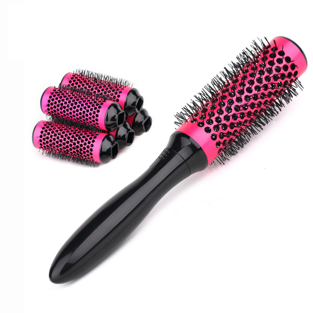2-in-1 Round Hair Brush Rollers (Set of 6)