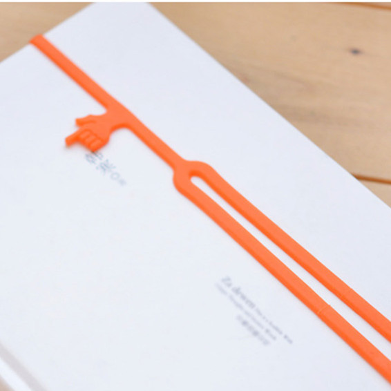 Adjustable Elastic Silicone Bookmark Clip