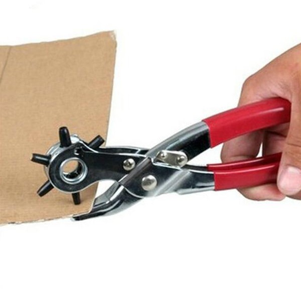 Multi-Functional Revolving Hole Punch Pliers