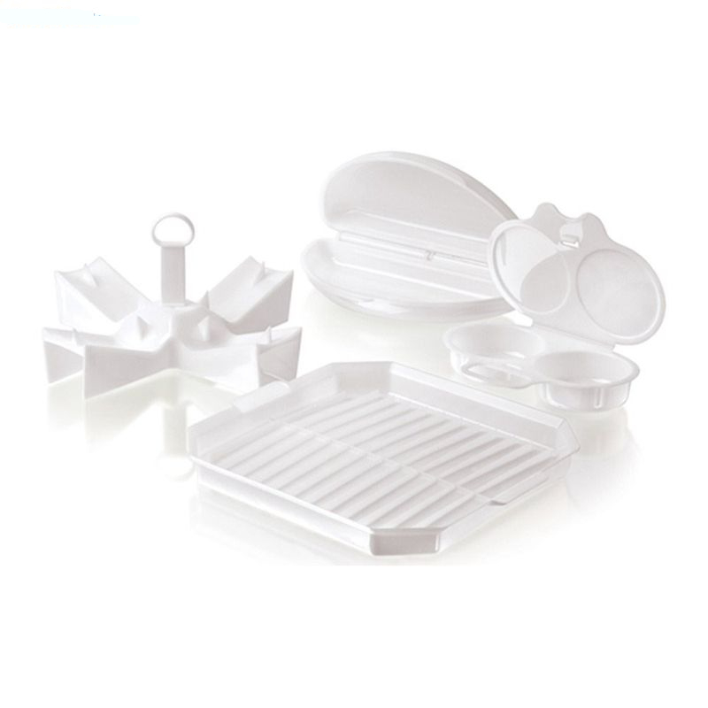 Microwave Oven Cooker Set Egg Cooker & Bacon/Potato Trays