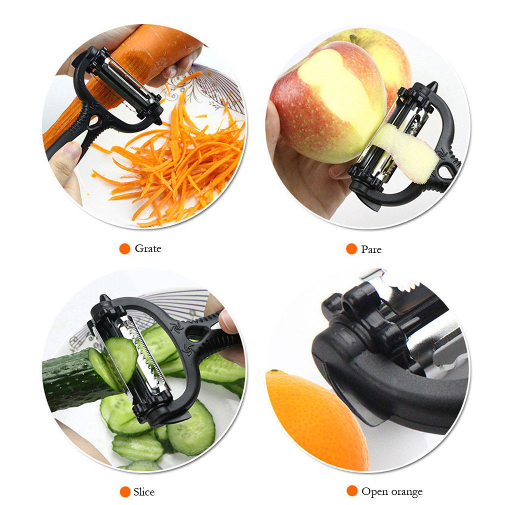 Multi-Functional 360° Rotary 4-in-1 Vegetable Peeler