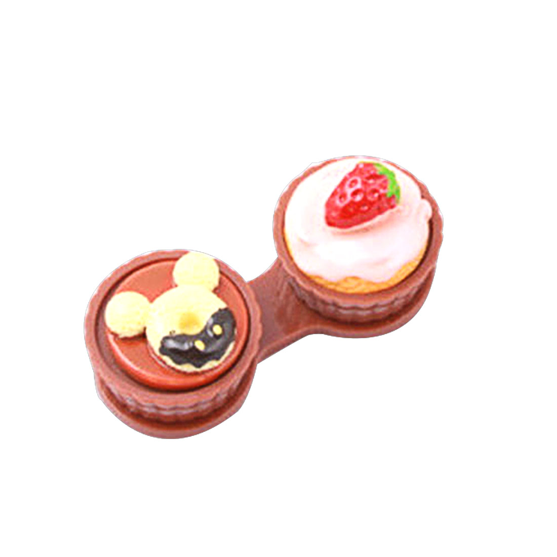 Novelty Cake Shaped Contact Lenses Case