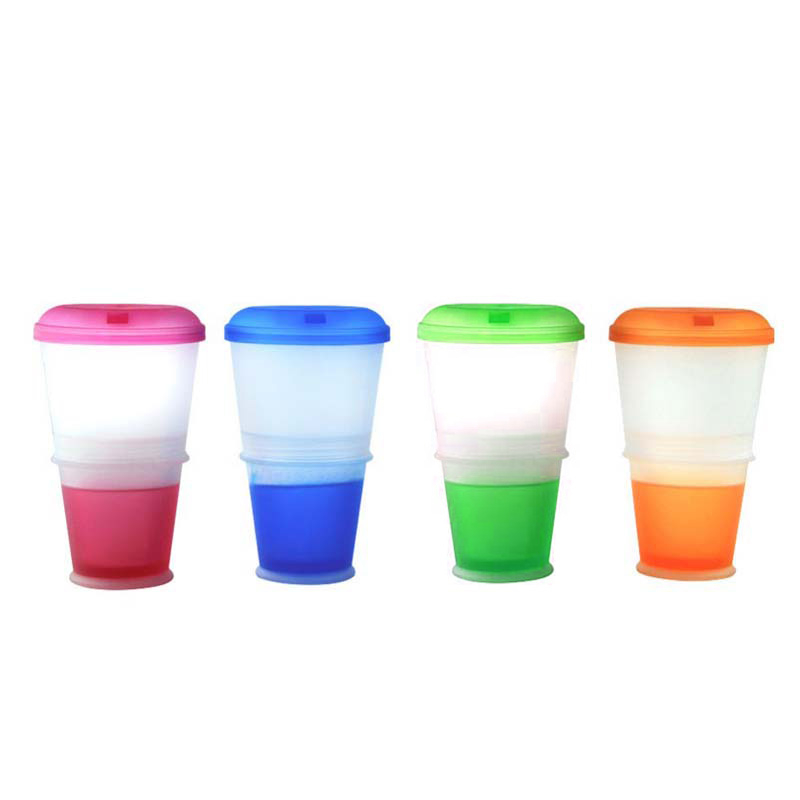 Breakfast Travel Cup With Foldable Spoon