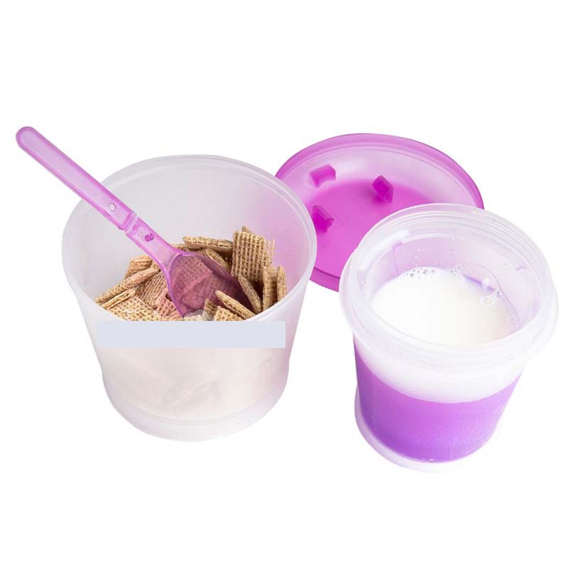 Breakfast Travel Cup With Foldable Spoon