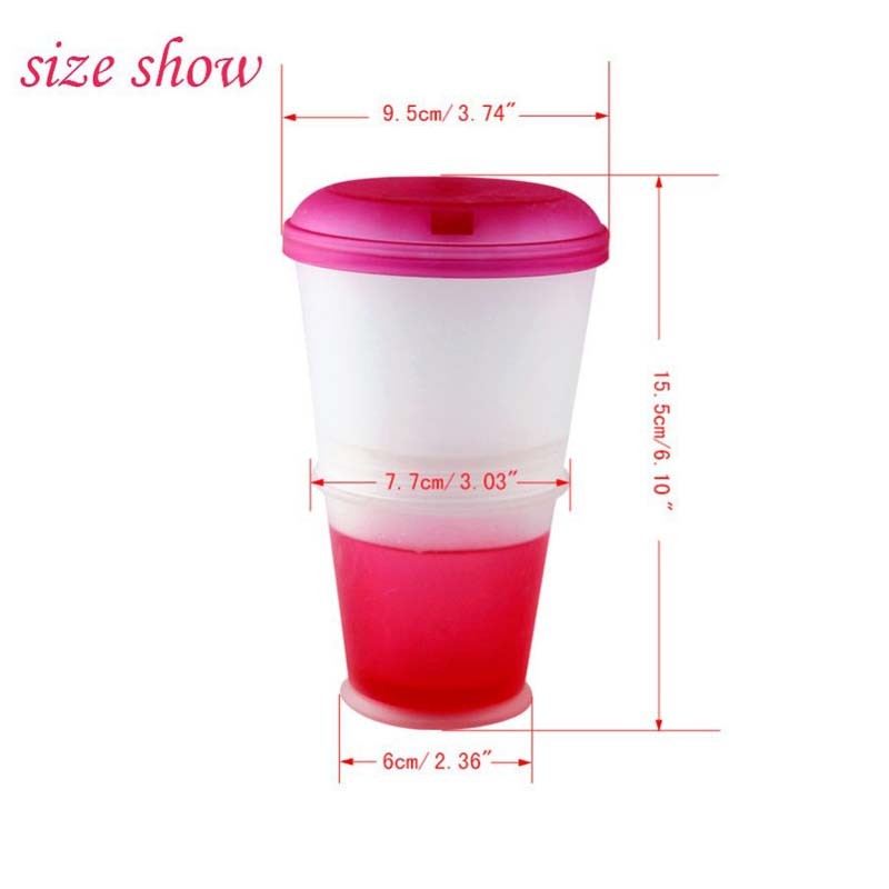 Breakfast Travel Cup With Foldable Spoon