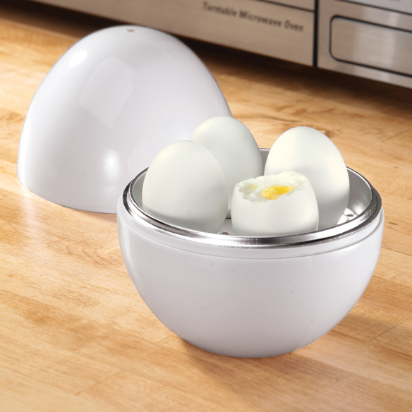 Egg Shape Microwave 4 Eggs Boiler