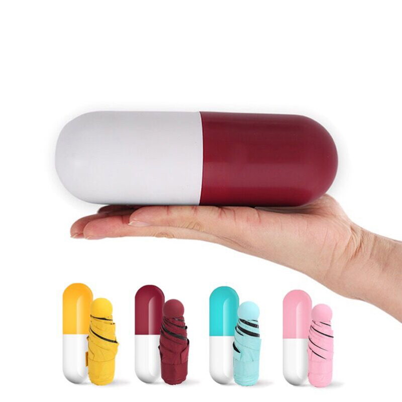 Mini Compact Pocket Umbrella Capsule