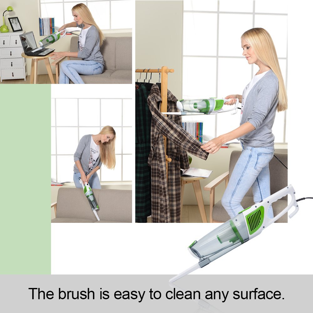 2-in-1 Ultra Quiet Vacuum Cleaner with HEPA Filter