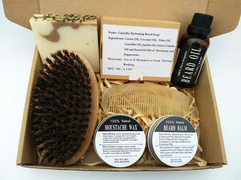 All Natural Ingredients Beard Care Kit