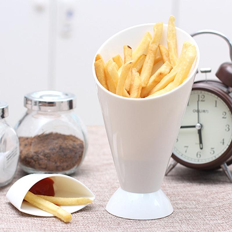 2-in-1 Fries Cone & Dipping Cup