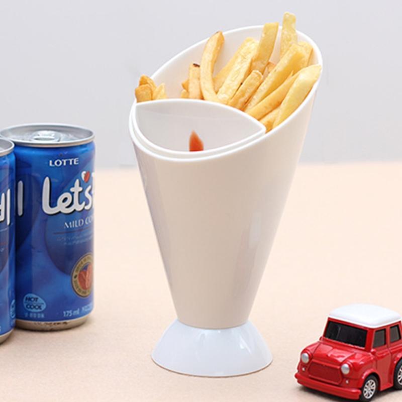 2-in-1 Fries Cone & Dipping Cup