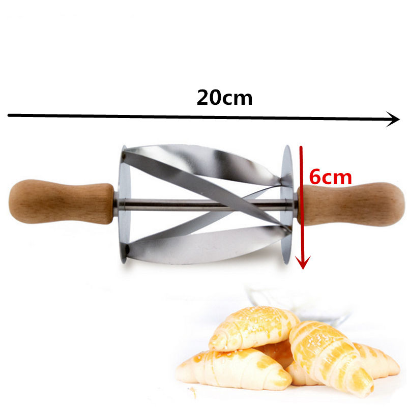 Stainless Steel Croissant Cutter Small Bread Pastry Cutter