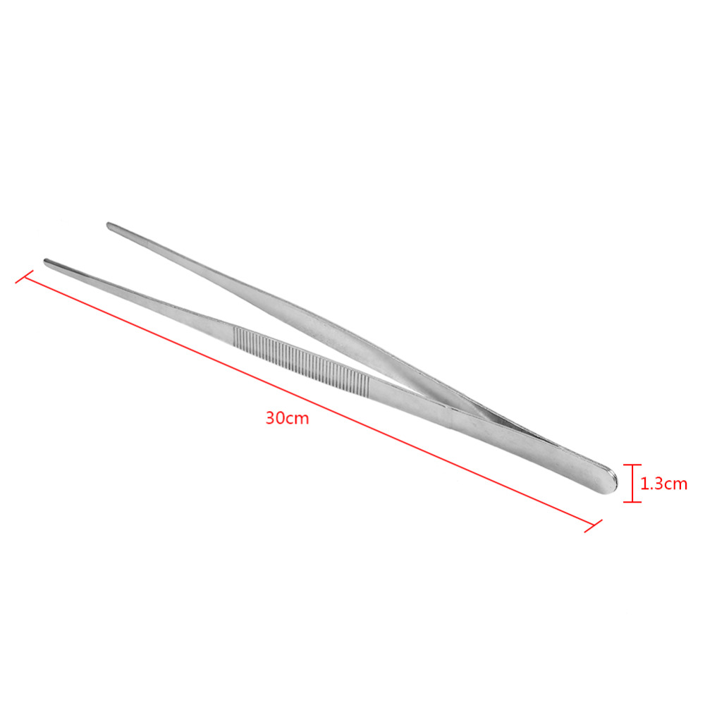 30cm Stainless Steel Kitchen Chefs Tweezers