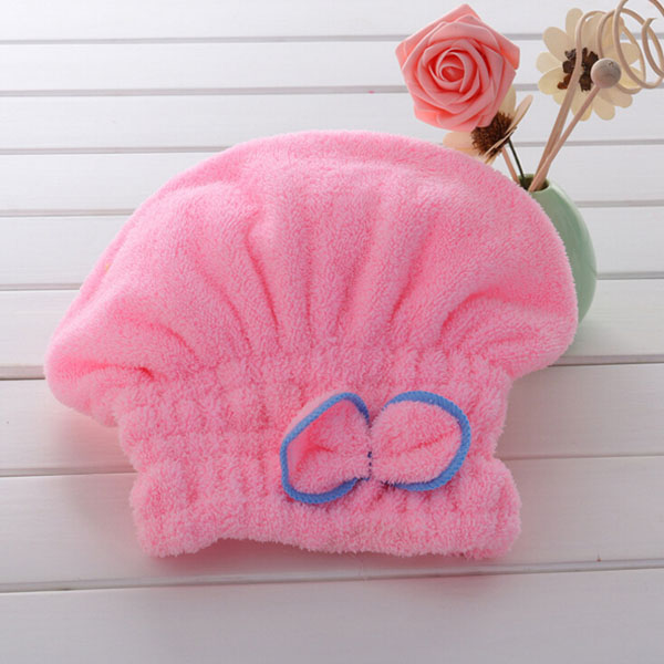 Quick Hair Drying Microfiber Hair Towel Cap