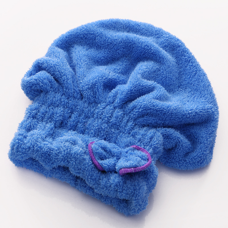 Quick Hair Drying Microfiber Hair Towel Cap