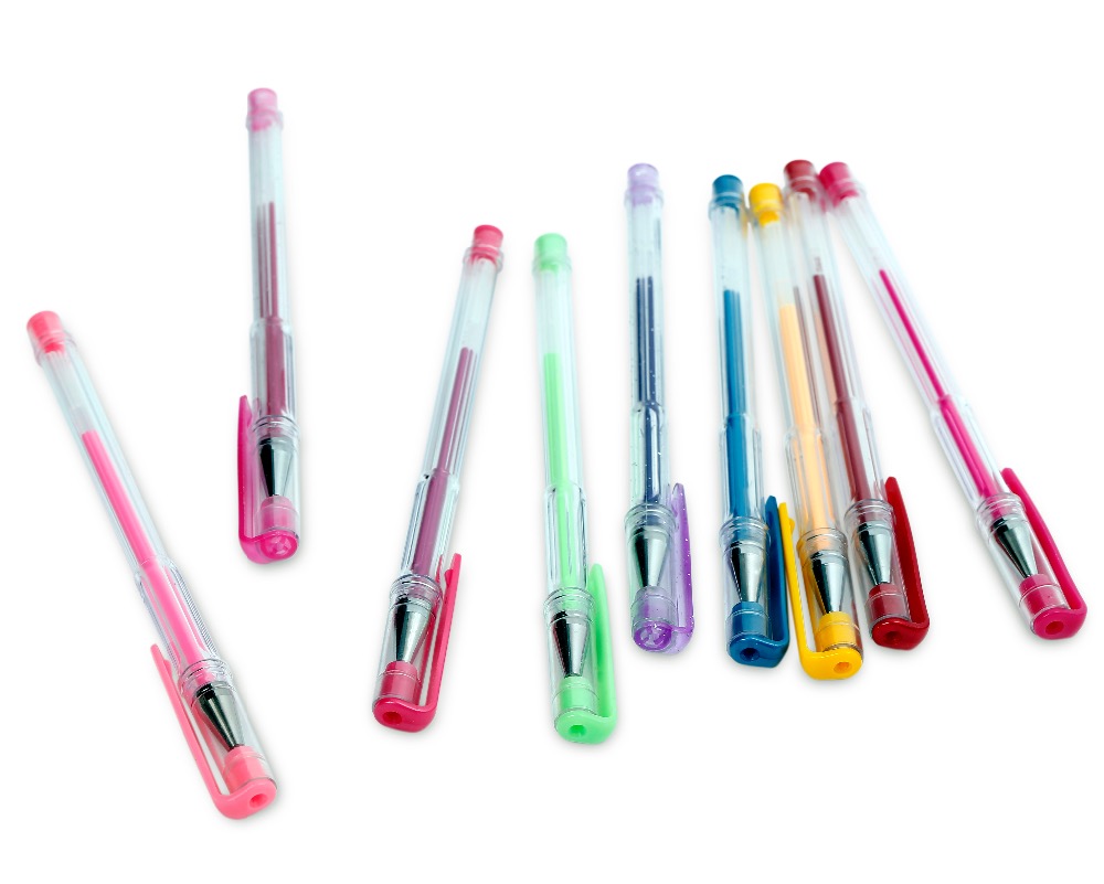 48 pcs Metallic Pastel Neon Glitter Gel Pens