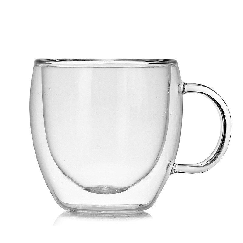 Double Wall Insulated Glass Coffee Cup