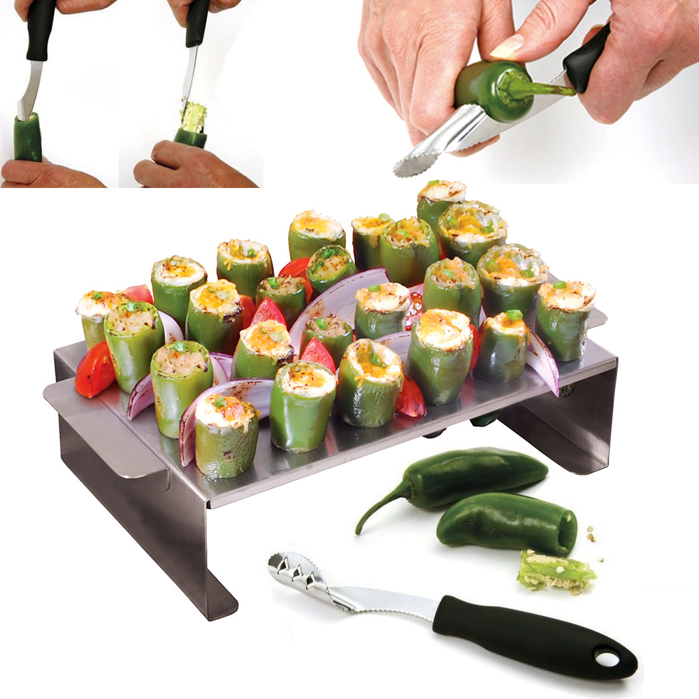 Stainless Steel Jalapeno Corer